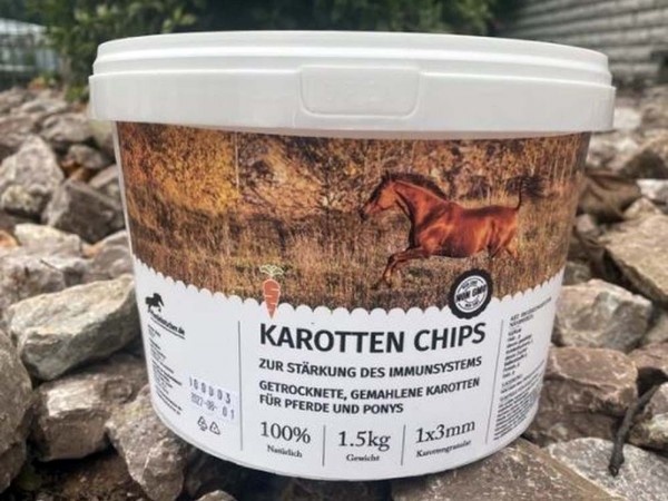 Karotten-Chips für Pferde und Ponys 1,5 kg 1